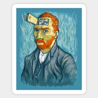 Van Gogh's door Sticker